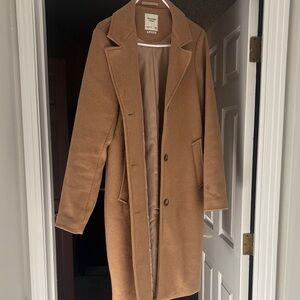 Abercrombie & Fitch Tan Trench Coat